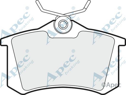 APEC BRAKING Комплект тормозных колодок, дисковый тормоз PAD533